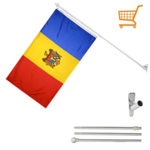 Balkongflagg Moldova
