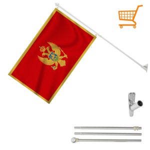 Balkongflagg Montenegro