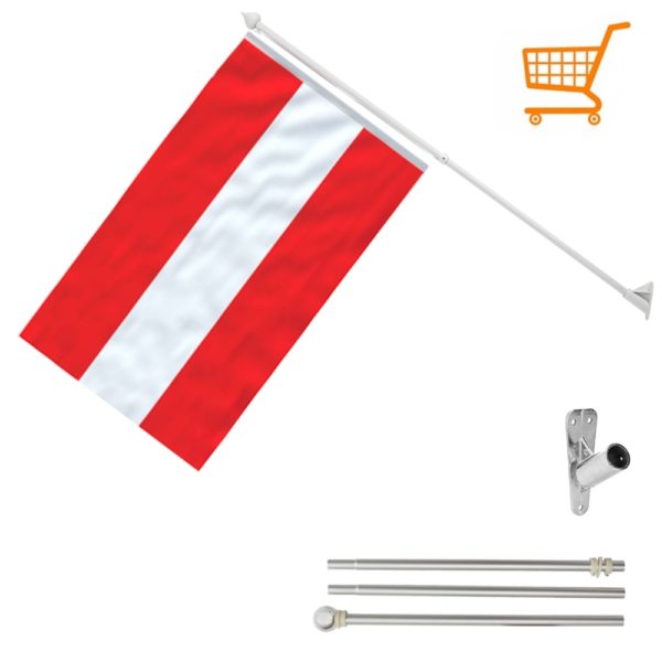 Balkongflagg Østerike
