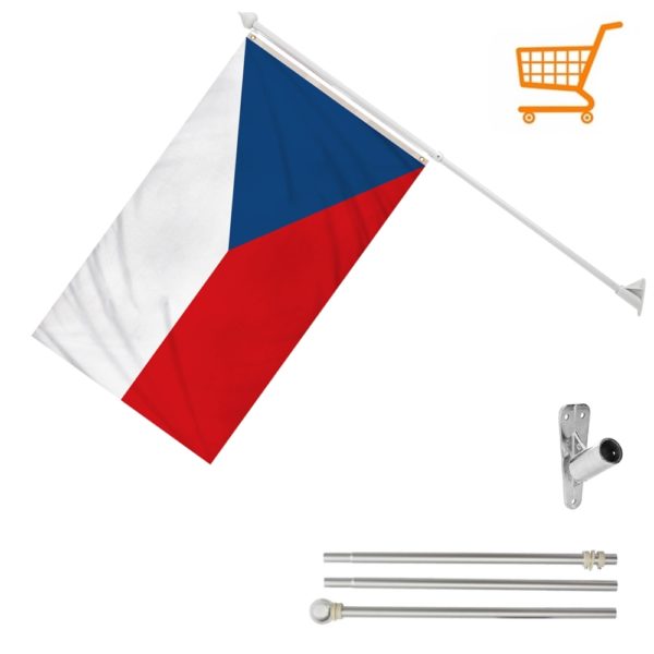 Balkongflagg Tsjekkia