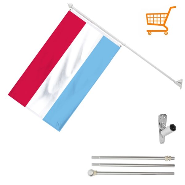 Balkongflagg Luxemburg