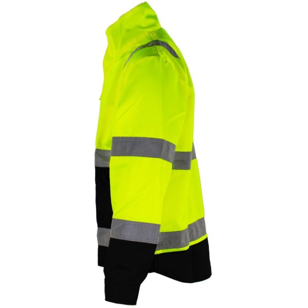 551005 Bulldog jakke, gul/svart Synlighet kl. 2 - Bilde 3