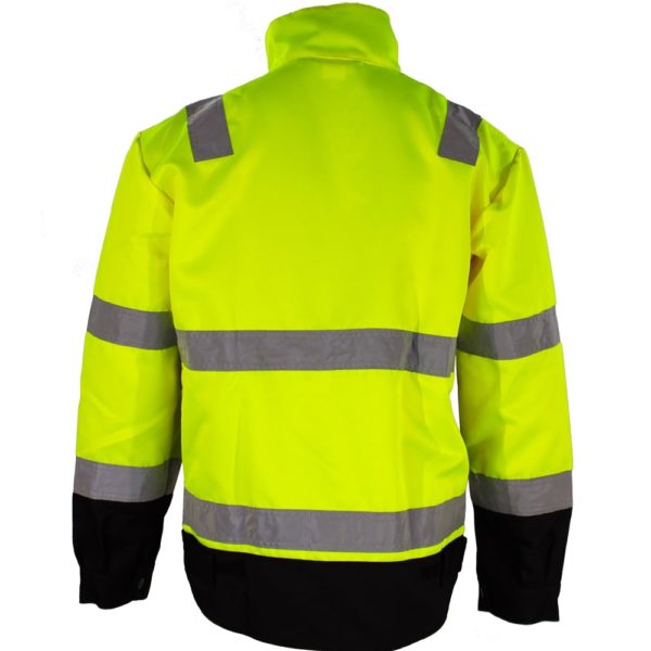551005 Bulldog jakke, gul/svart Synlighet kl. 2 - Bilde 2