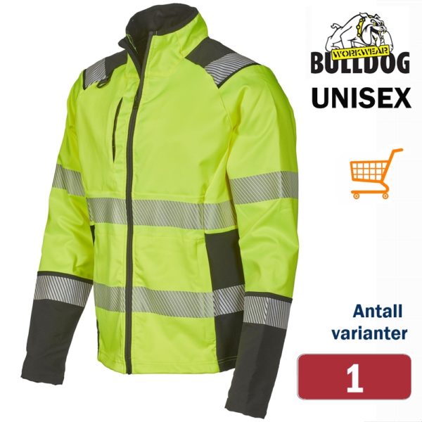 571904 Bulldog stretchjakke, Synlighet kl.2