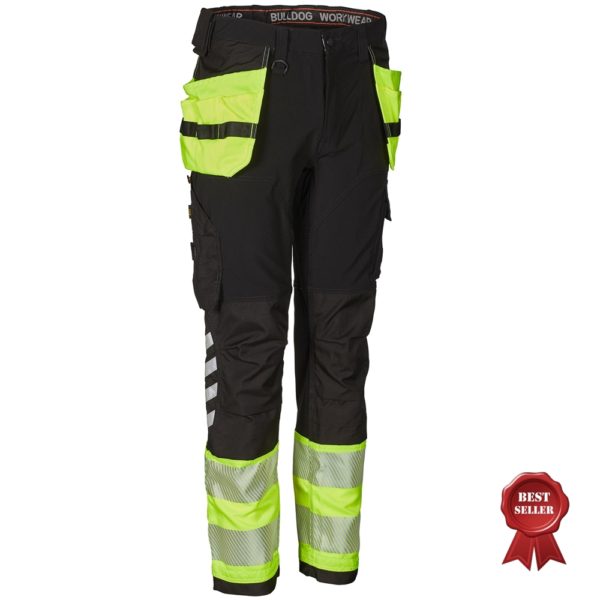 574846 Bulldog stretchbukse, Håndverkbukse, synlighet kl. 1 - Bilde 3