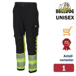574558 Bulldog stretchbukse, Servicebukse, synlighet kl. 1
