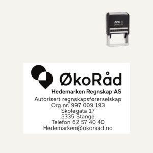 Øko Råd Adressestempel
