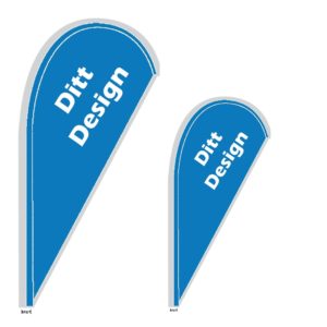 Sober Dråpe Beachflagg