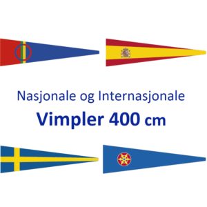 Nasjonsvimpler 400cm Digitaltrykket