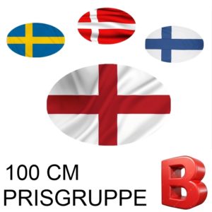 Nasjonsflagg Kat. B 100 cm