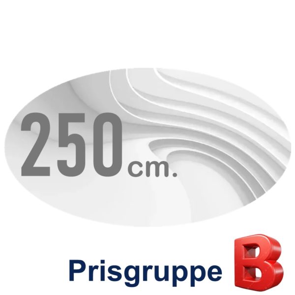 Nasjonsflagg Kat. B 250 cm