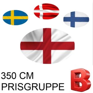 Nasjonsflagg Kat. B 350 cm