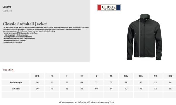 PP Classic Softshell Jacket (H) - Bilde 2