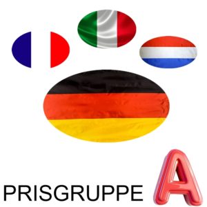 Nasjonsflagg Verden Gruppe A