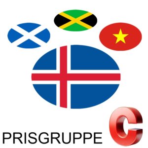 Nasjonsflagg Verden Gruppe C