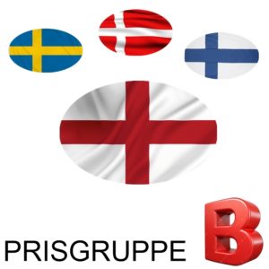 Nasjonsflagg verden Gruppe B