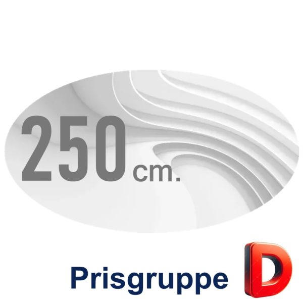 Nasjonsflagg Kat. D 250 cm