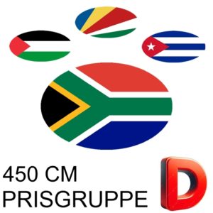 Nasjonsflagg Kat. D 450 cm