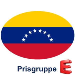 Nasjonsflagg Verden Prisgruppe E