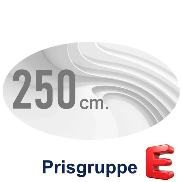 Nasjonsflagg Kat. E 250 cm