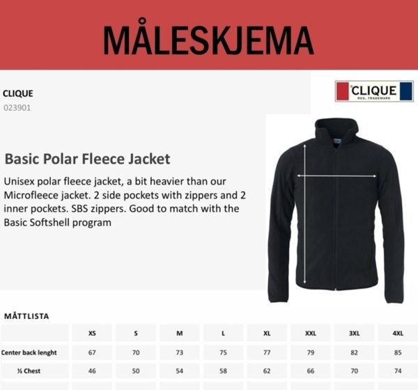 Basic Polar Fleece Jacket (U) - Bilde 4