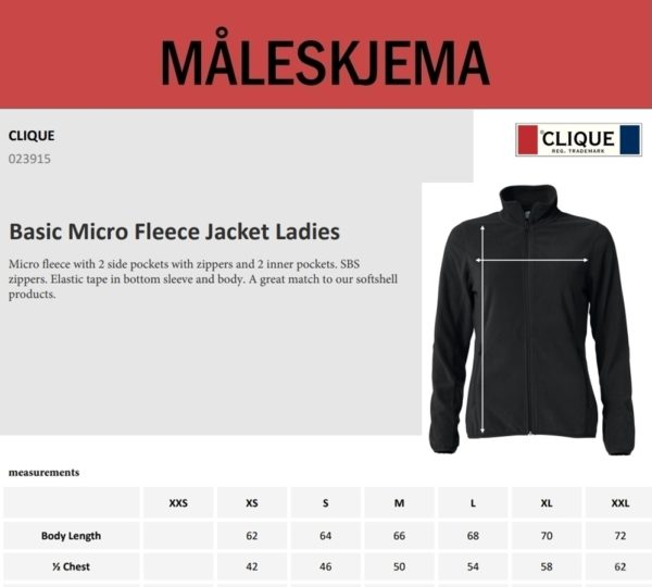 Basic Micro Fleece Jacket (D) - Bilde 3