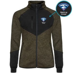 Strikket Fleecejakke Gjøvik og Omegn (D)