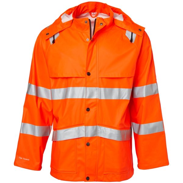 9394 Rain Jacket Hi-Vis - Bilde 2