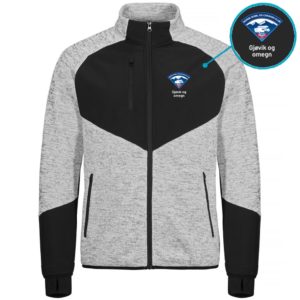 Strikket Fleecejakke Gjøvik og Omegn (H)