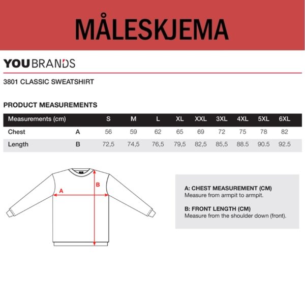 3801 Classic Sweatshirt - Bilde 2