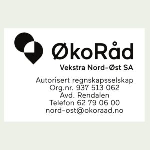 Adressestempel  OkoRad_Vekstra_Nord-Ost_Rendalen