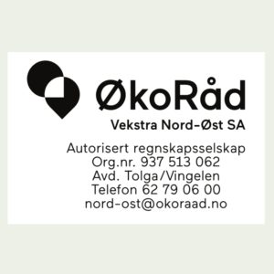Adressestempel OkoRad_Vekstra_Nord-Ost_Tolga